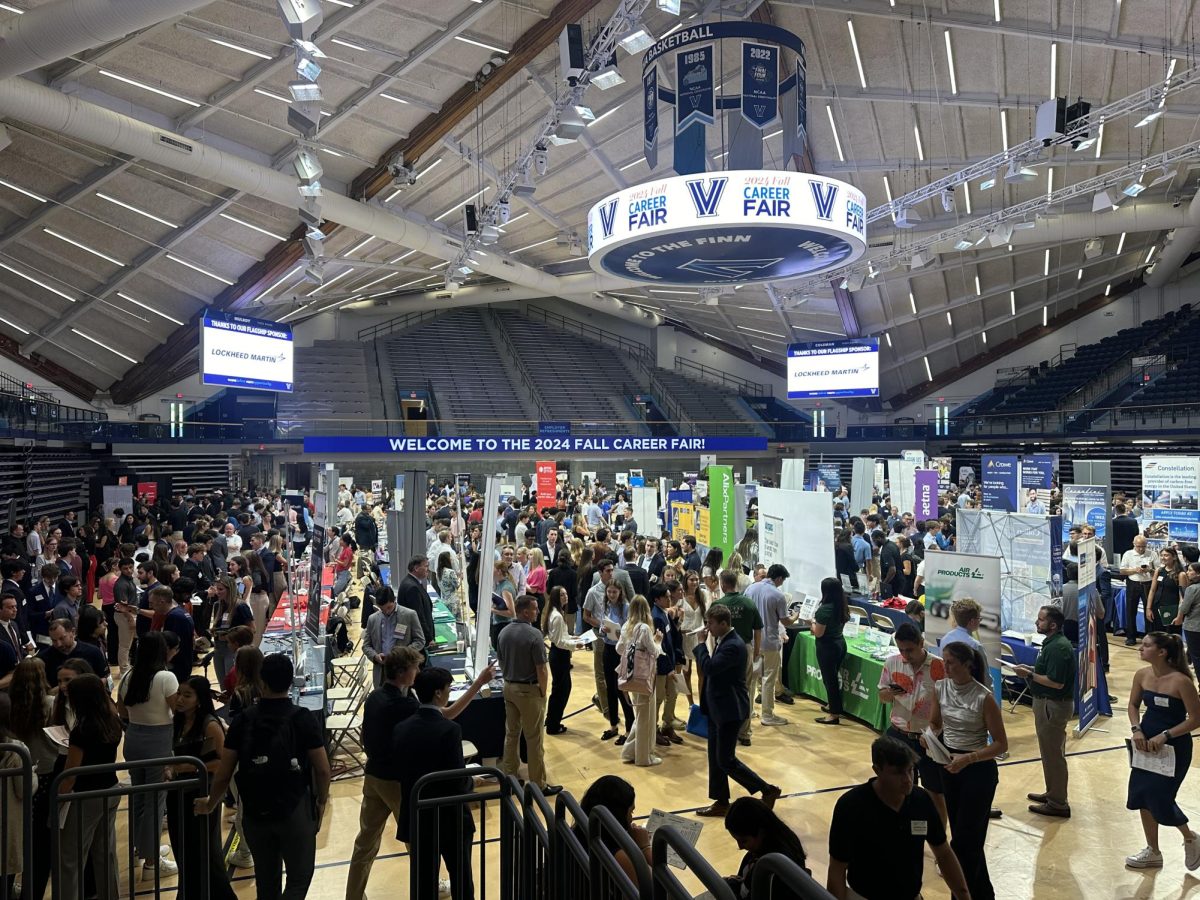 The Finneran Pavilion played host to the 2024 Career Fair.