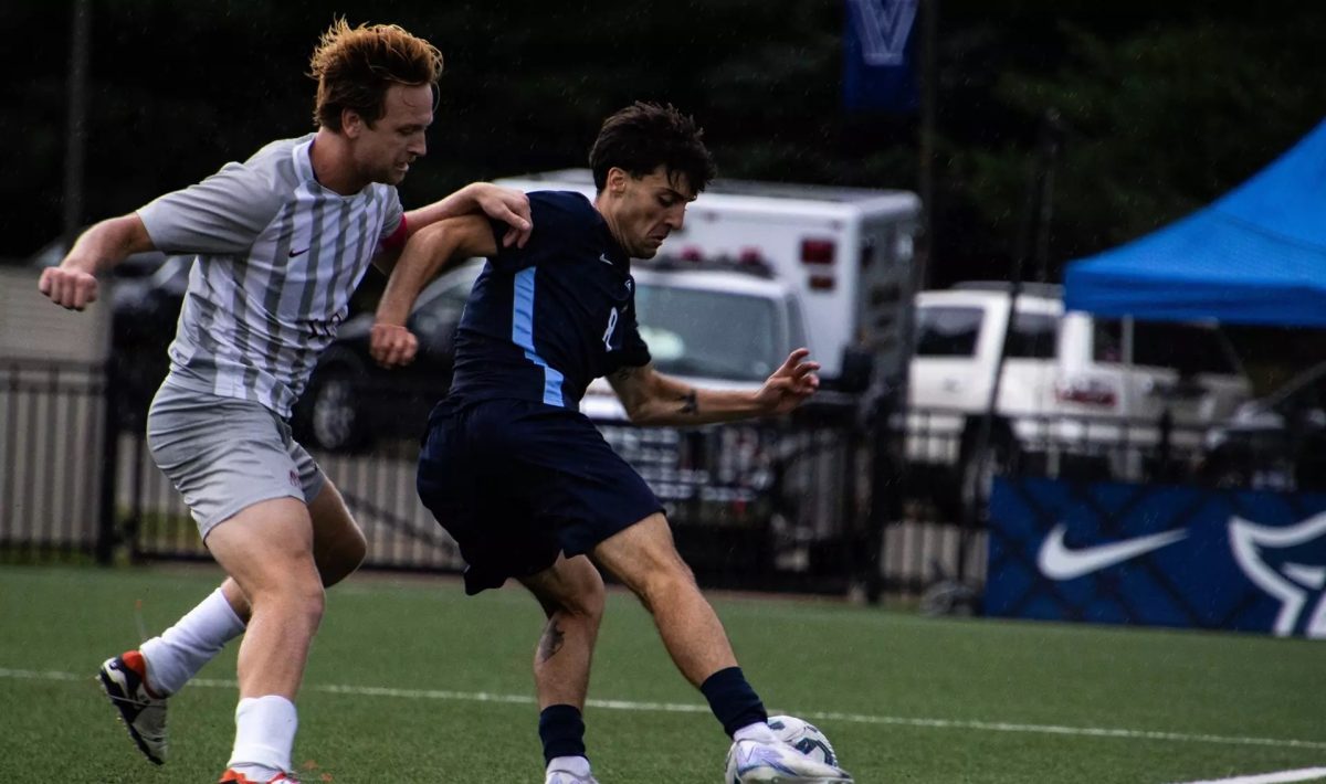 Graduate midfielder Jason Bourgey recorded two assists in Villanova’s draw with FDU.