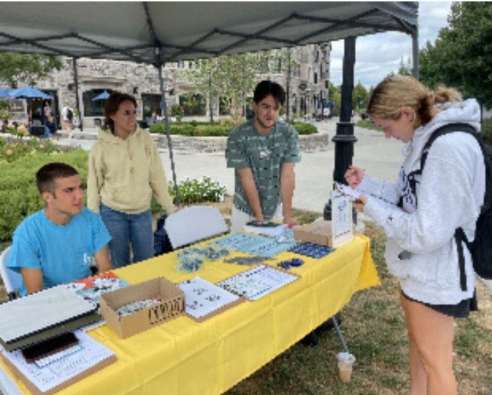 Several voting organizations on campus help students register to vote. 