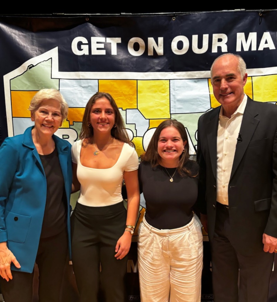 United States Senators Bob Casey (D-PA) and Elizabeth Warren (D-MA) welcomed Villanovans to their panel event which tackled policy proposals for “greedflation” in our economy.