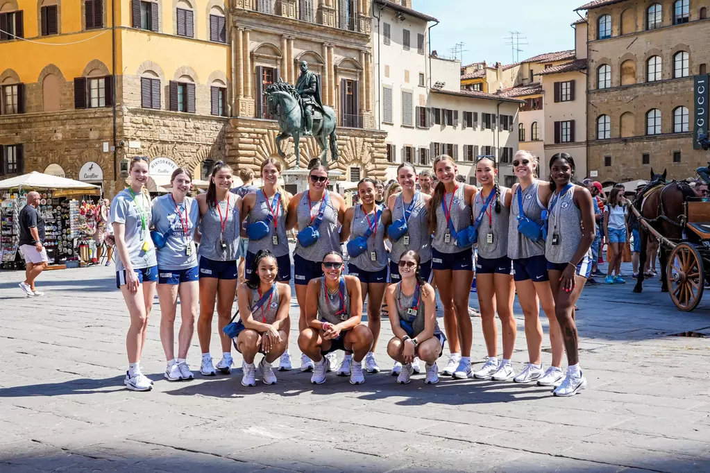 After filling eight new roster spots, women’s basketball went on an Italy Tour of summer competition.