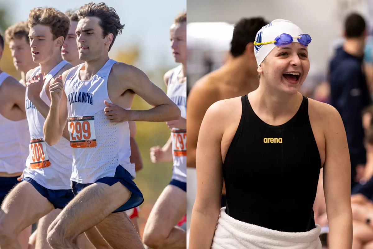 Graduate Liam Murphy (left) and sophomore Martina Lonati (right) both received Big East Athlete of the Week honors.