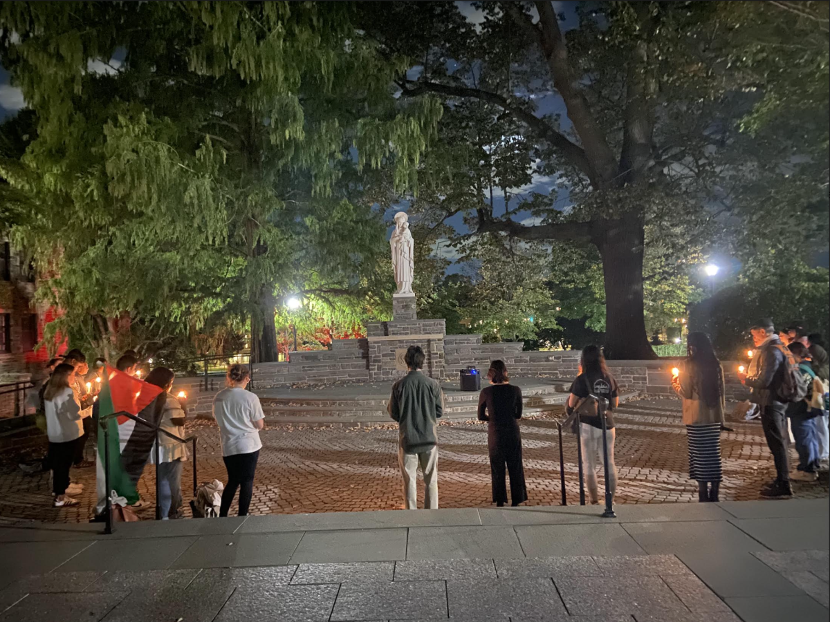 Villanova community members gather together to conclude the "Week of Rage".