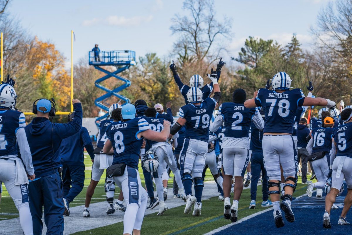 The Wildcats won the 58th "Battle of the Blue," a decades-long tradition between Villanova and Delaware. 