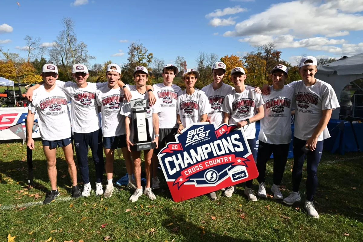 The men's cross country team won the Big East Championship on Friday, Nov. 1 in Leesburg, VA.