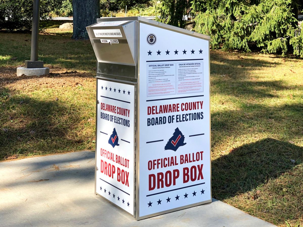 Ballot boxes were stationed all around Pennsylvania to collect mail-in ballots.