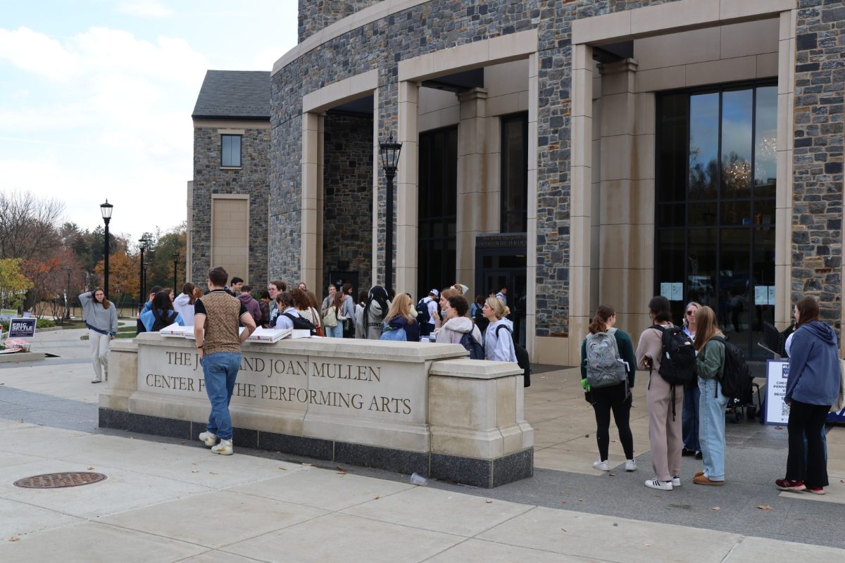 The Mullen Center played host to Father Peter Town Hall.
