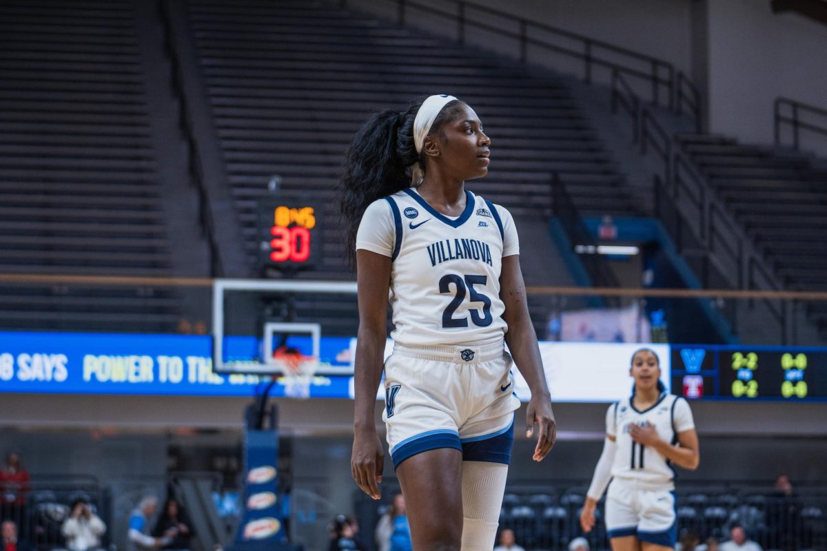 Junior forward Denae Carter led Villanova in both points (16) and rebounds (8) on the road against Fairfield. She shot 6-of-8 from the field goal range.