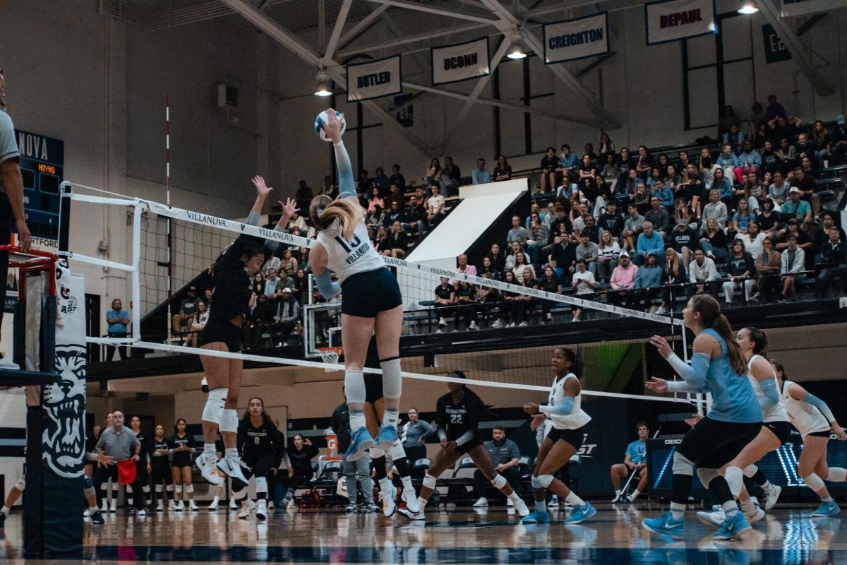 Harrell had 11 kills and 17 digs in Villanova's 3-2 upset of No. 3 UConn in the Big East Semifinals on Nov. 27.