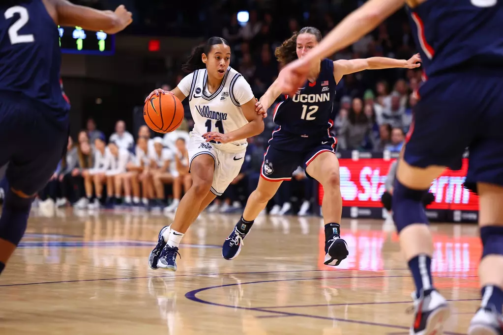 Freshman guard Jasmine Bascoe was the highest scorer for the ‘Cats, with 12 points and three assists. Villanova (1-2 Big East, 7-8) is now tied with Georgetown (1-2 Big East, 8-6) for third place in the Big East.