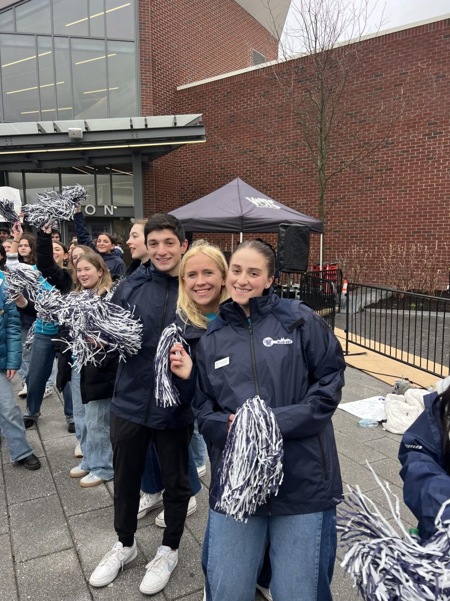 Blue Key Society Tour guides are a huge part of Admitted Students Day. 