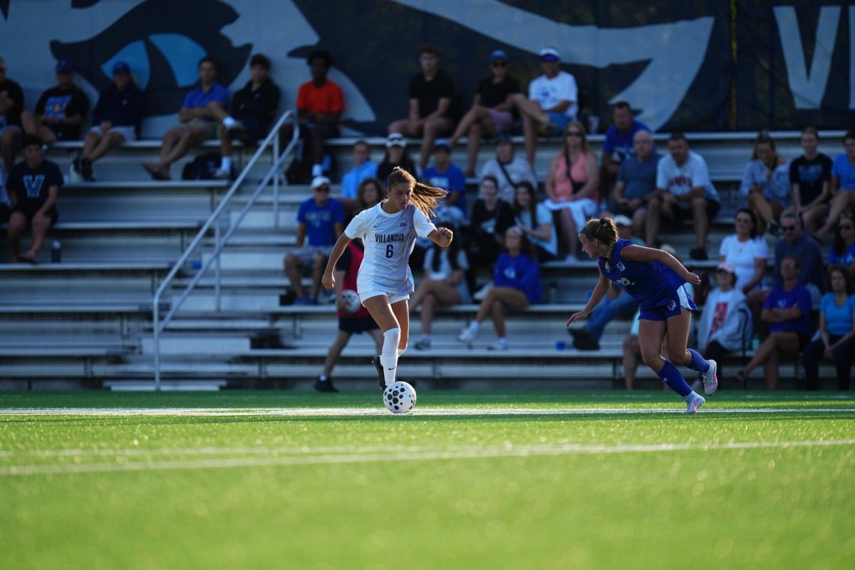Nelsen scored five goals in her debut season for Villanova women’s soccer.