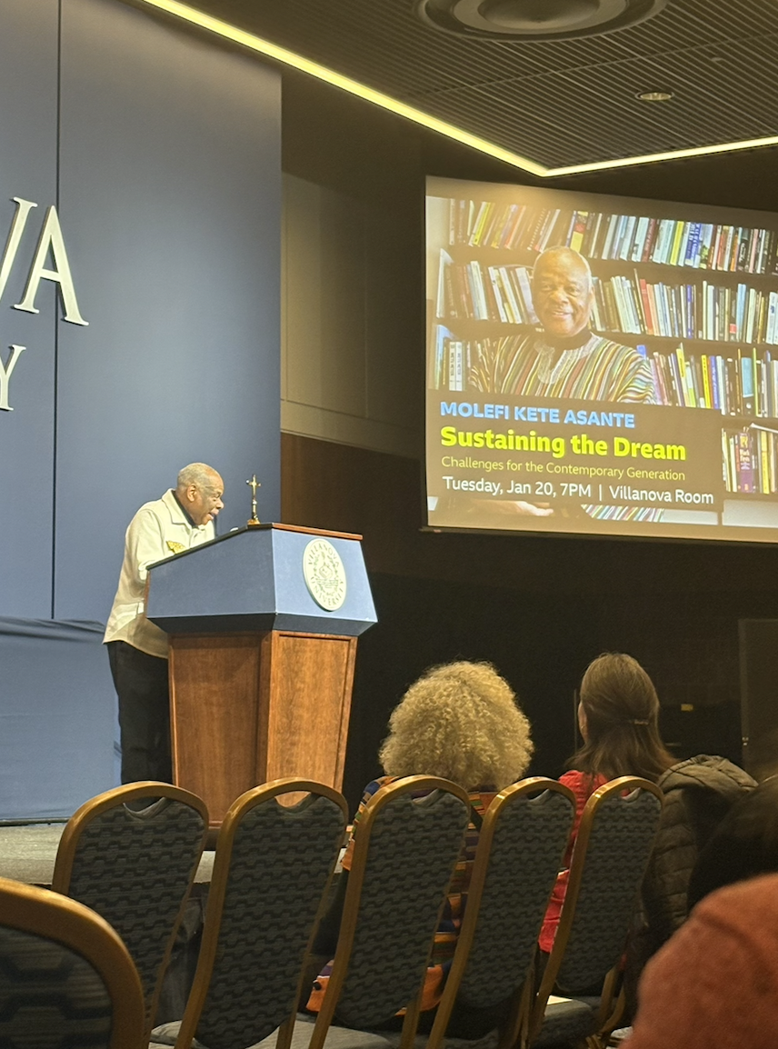 “Sustaining the Dream” Villanova Hosts Dr. Asante