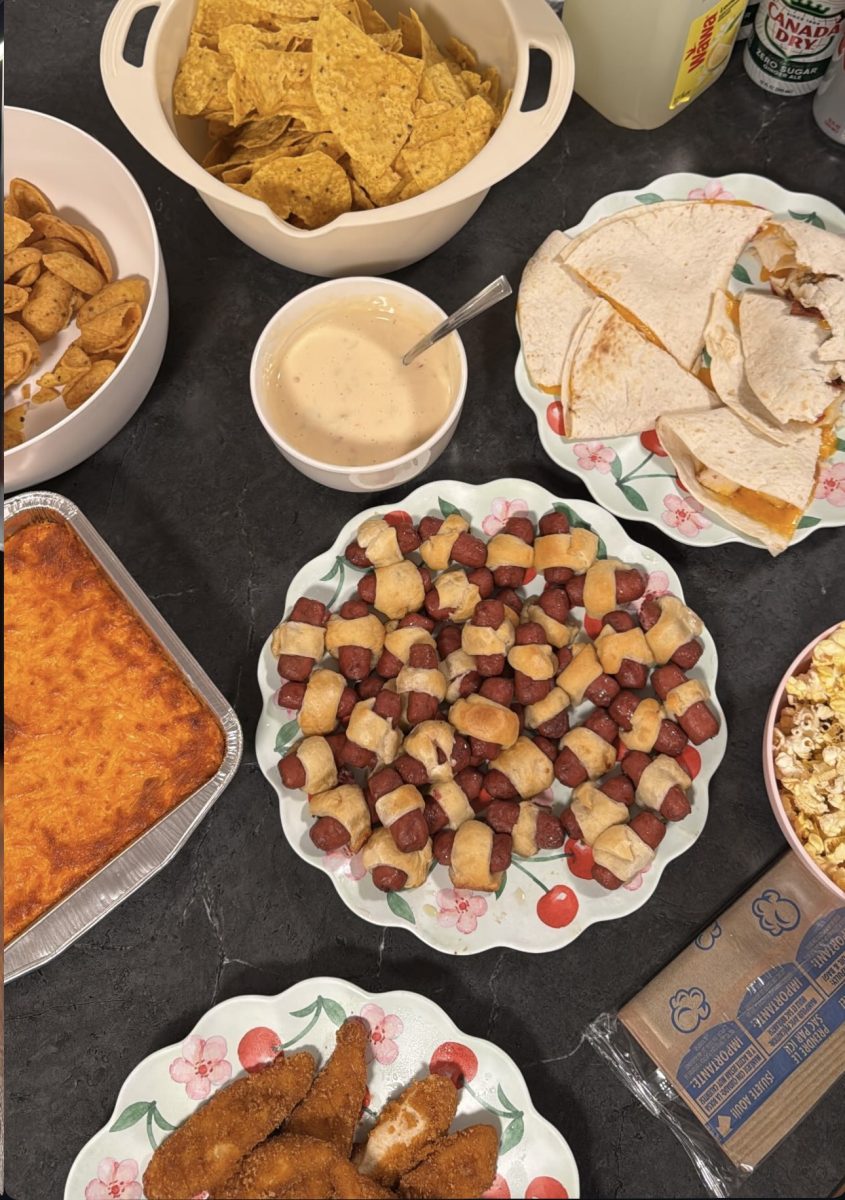 Many students celebrated the Super Bowl by hosting watch parties and potlucks.