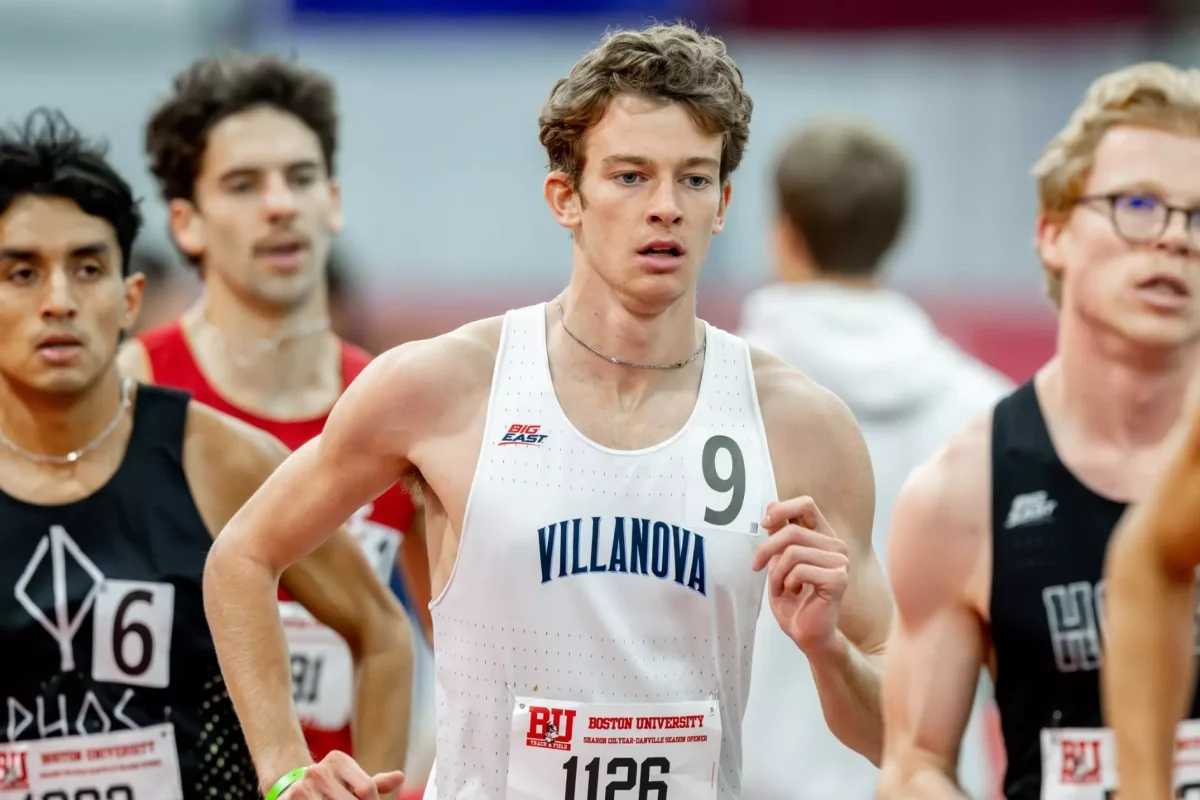 Sullivan recorded a personal record in the 3000 meters at BU.
