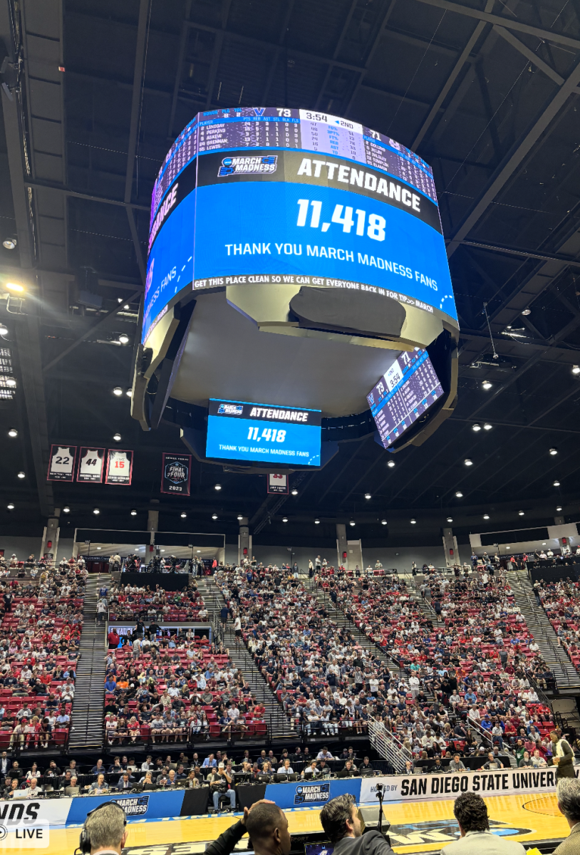 There was a total of 11,418 spectators for Friday's game. 