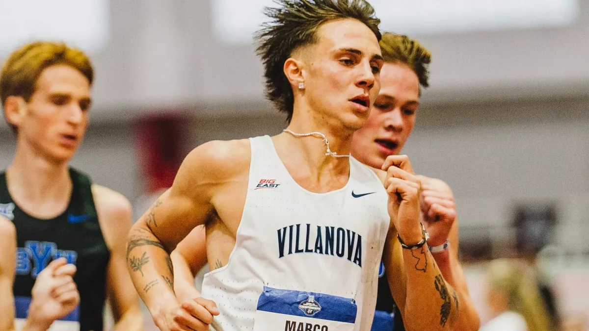 Langon finished third in the 3000 meters at the NCAA indoor championships.
