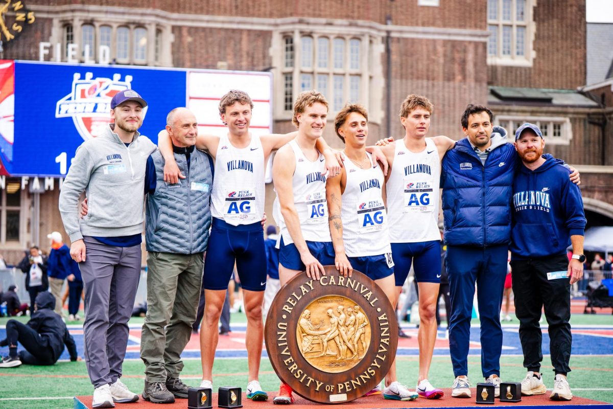 Villanova reclaimed the men's 4xMile wheel after losing it last year to Washington.